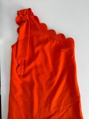 Victoria Beckham for Target Orange One-Shoulder Dress. Size small